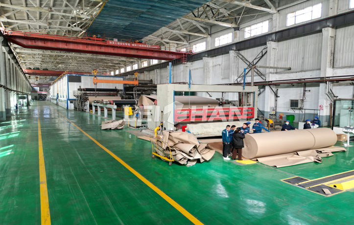 Large Output Cardboard Paper Production Line Machine