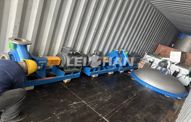 Paper Mill Pulp Machine Shipped To Russia